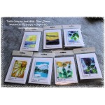 Mini Textile Cards by Local Artist Eileen Gidman